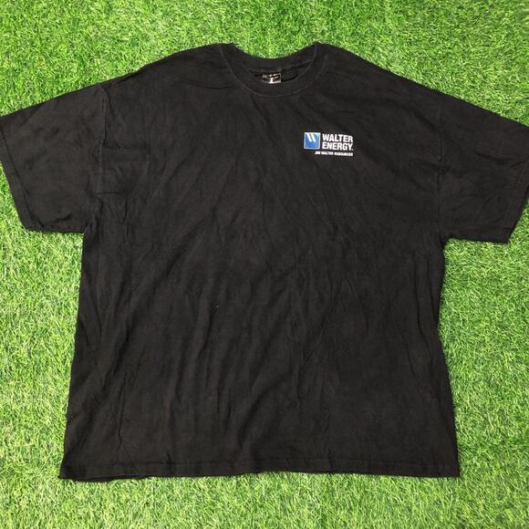 Men’s Black Walter Energy ‘Nothing But Met’ Graphic Tee - Picture 1 of 5
